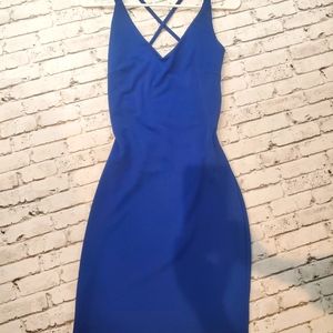 Juniors Small Blue Dress NWT